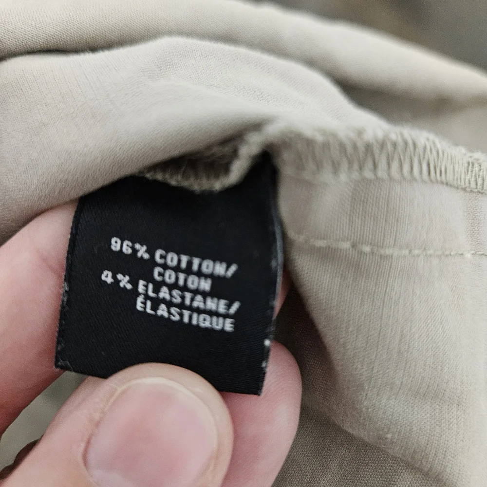 Lafayette 148 New York Beige Midi Dress Size 4 - Picture 6 of 6